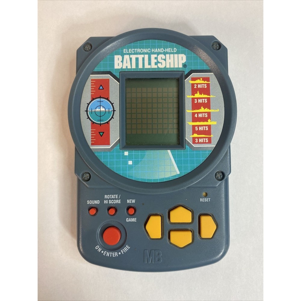 BATTLESHIP Vintage Handheld Electronic Game 1995 Milton-Bradley Vintage